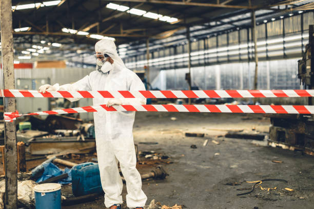Professional Odor Removal technician working in Riverside, NY